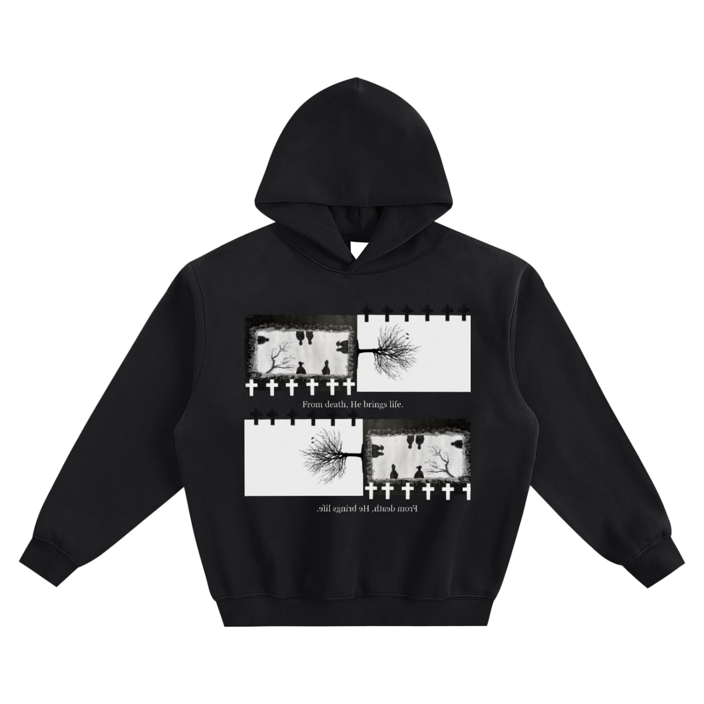 He brings life hoodie
